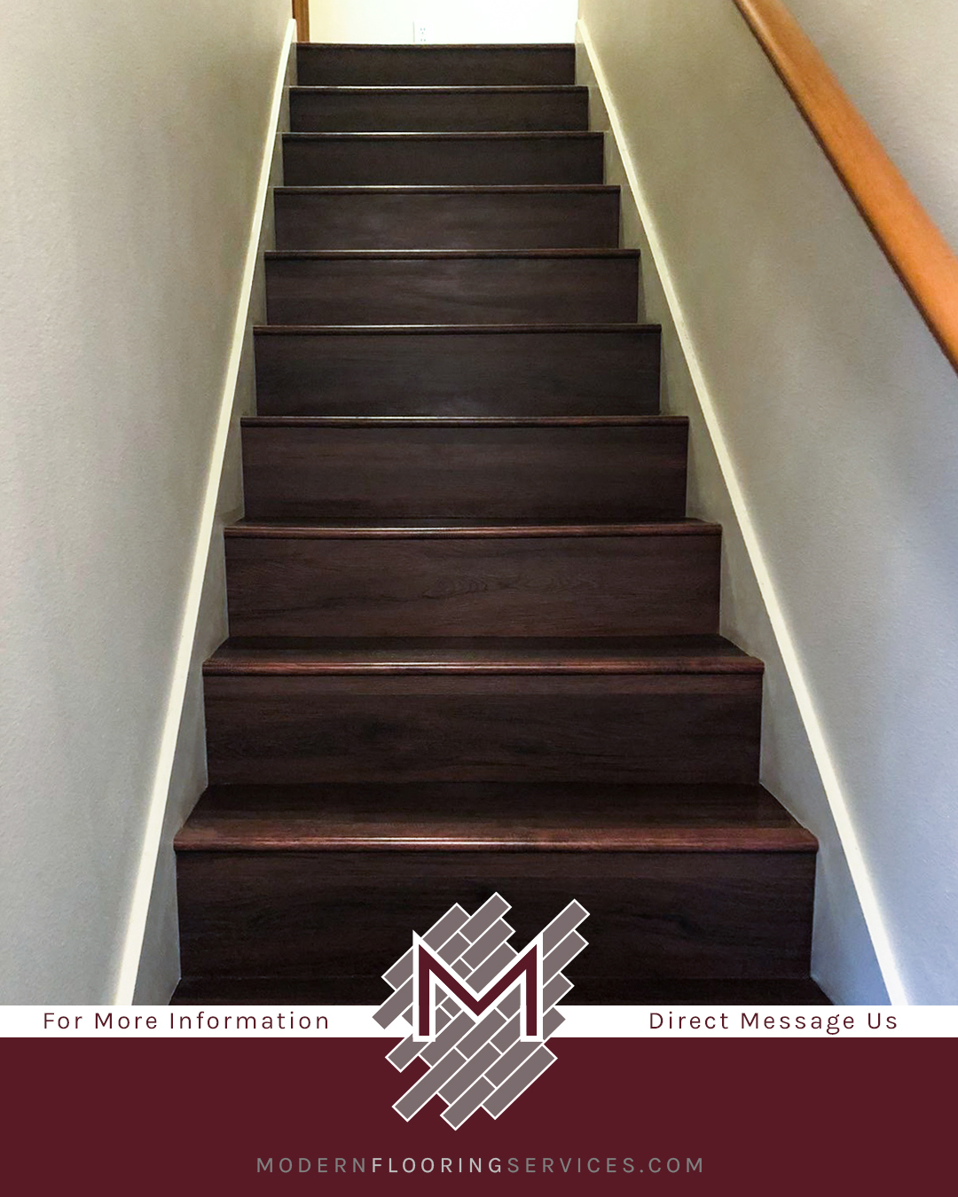 Luxury Vinyl Stairs