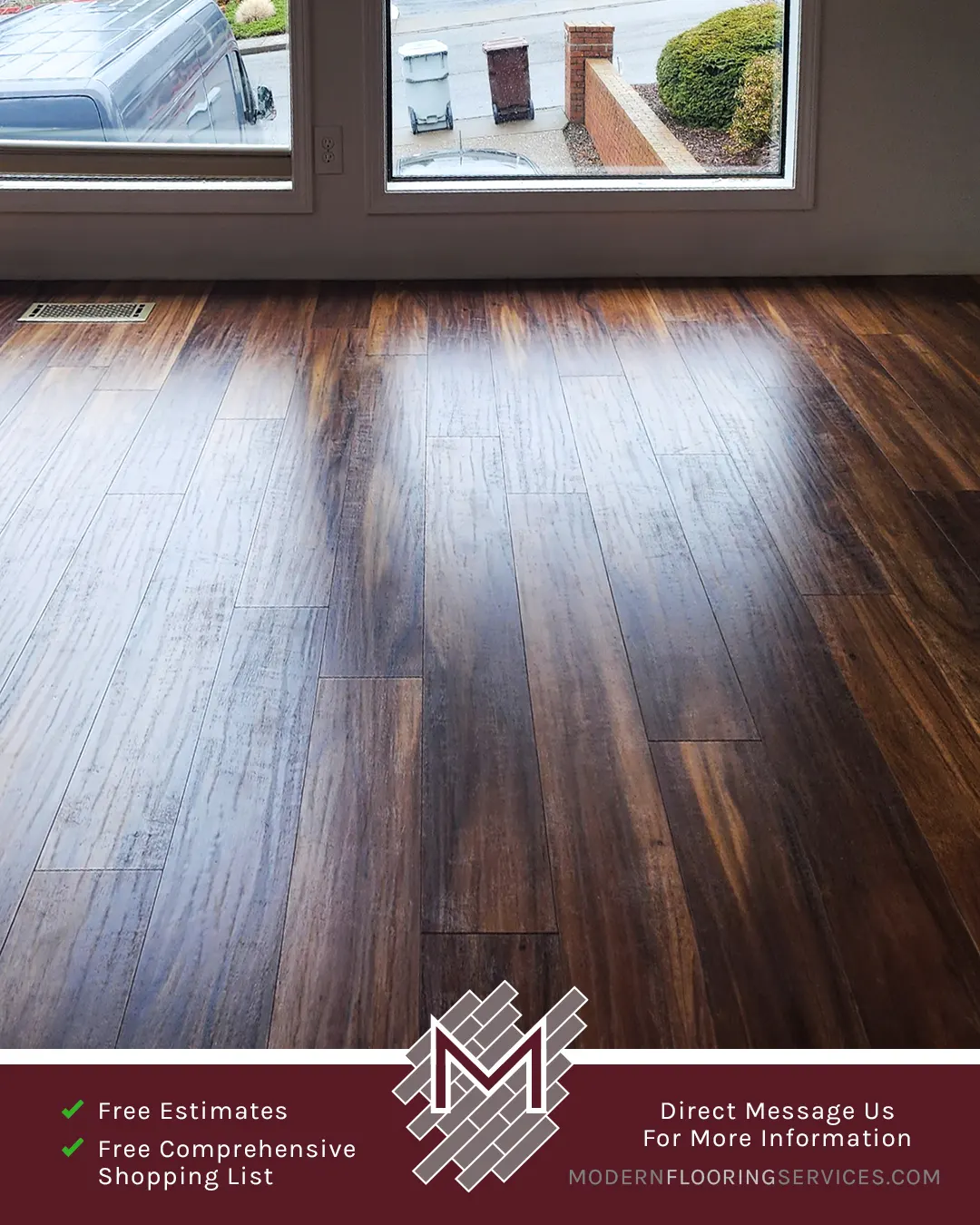 Vinyl Flooring Installation By Modern Flooring Services.