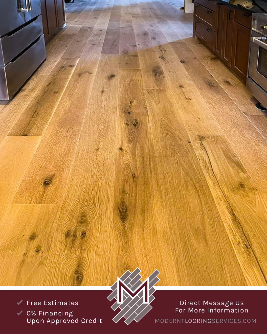 Bellawood Amsterdam White Oak Engineered Hardwood Flooring Installation By Modern Flooring Services.