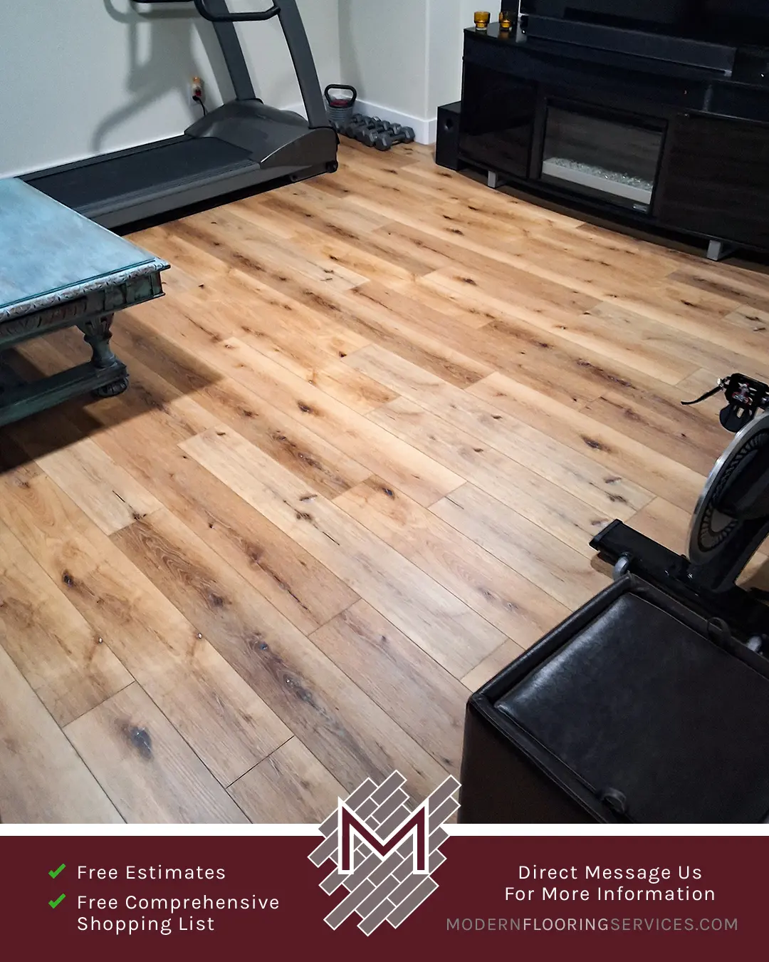 Vinyl Flooring Installation By Modern Flooring Services.