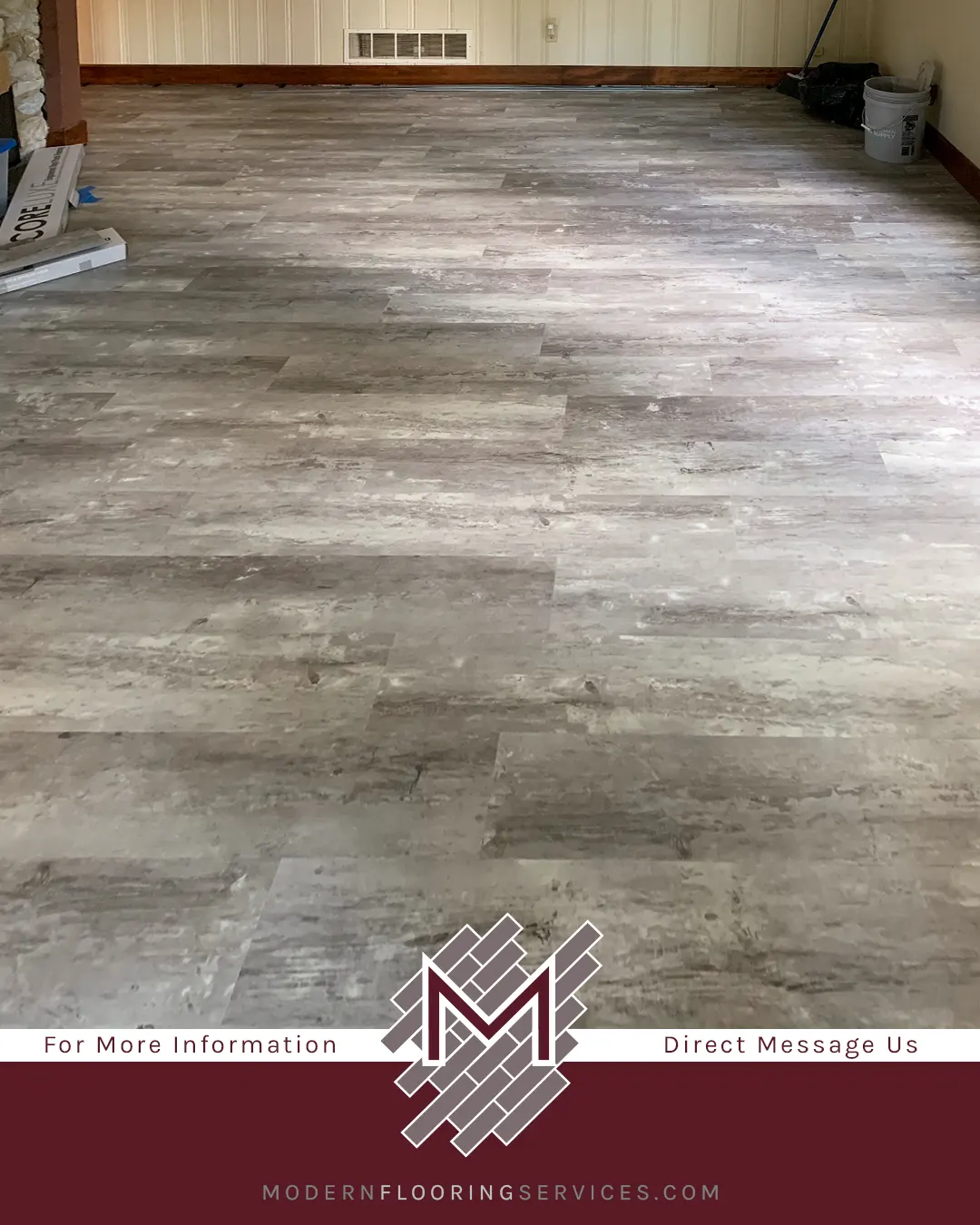 Moonlight Pine Rigid Vinyl Plank Flooring Installation