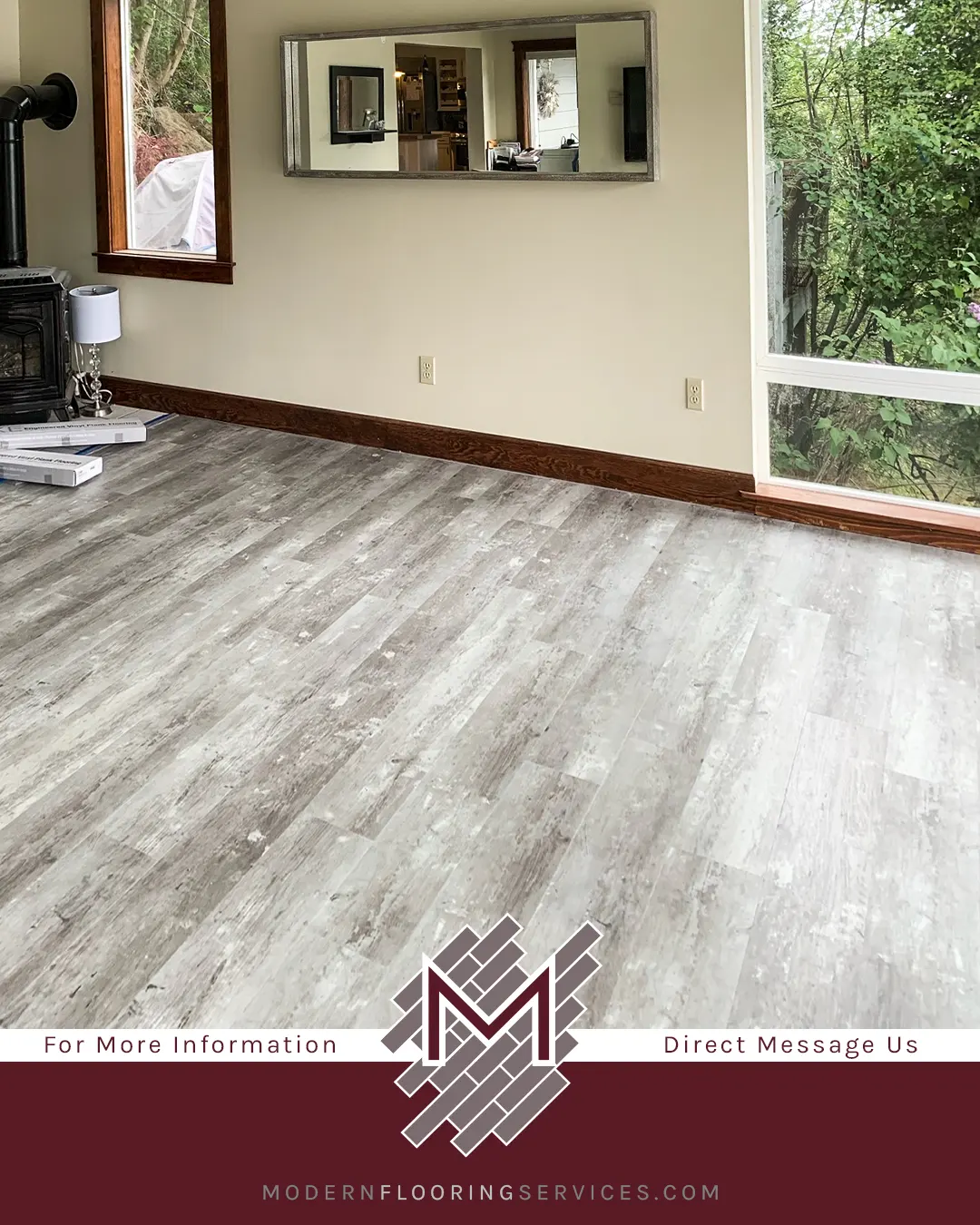Moonlight Pine Rigid Vinyl Plank Flooring Installation