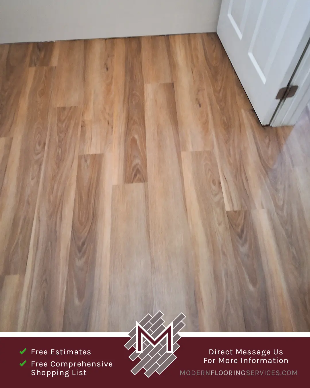 Vinyl Flooring Installation By Modern Flooring Services.