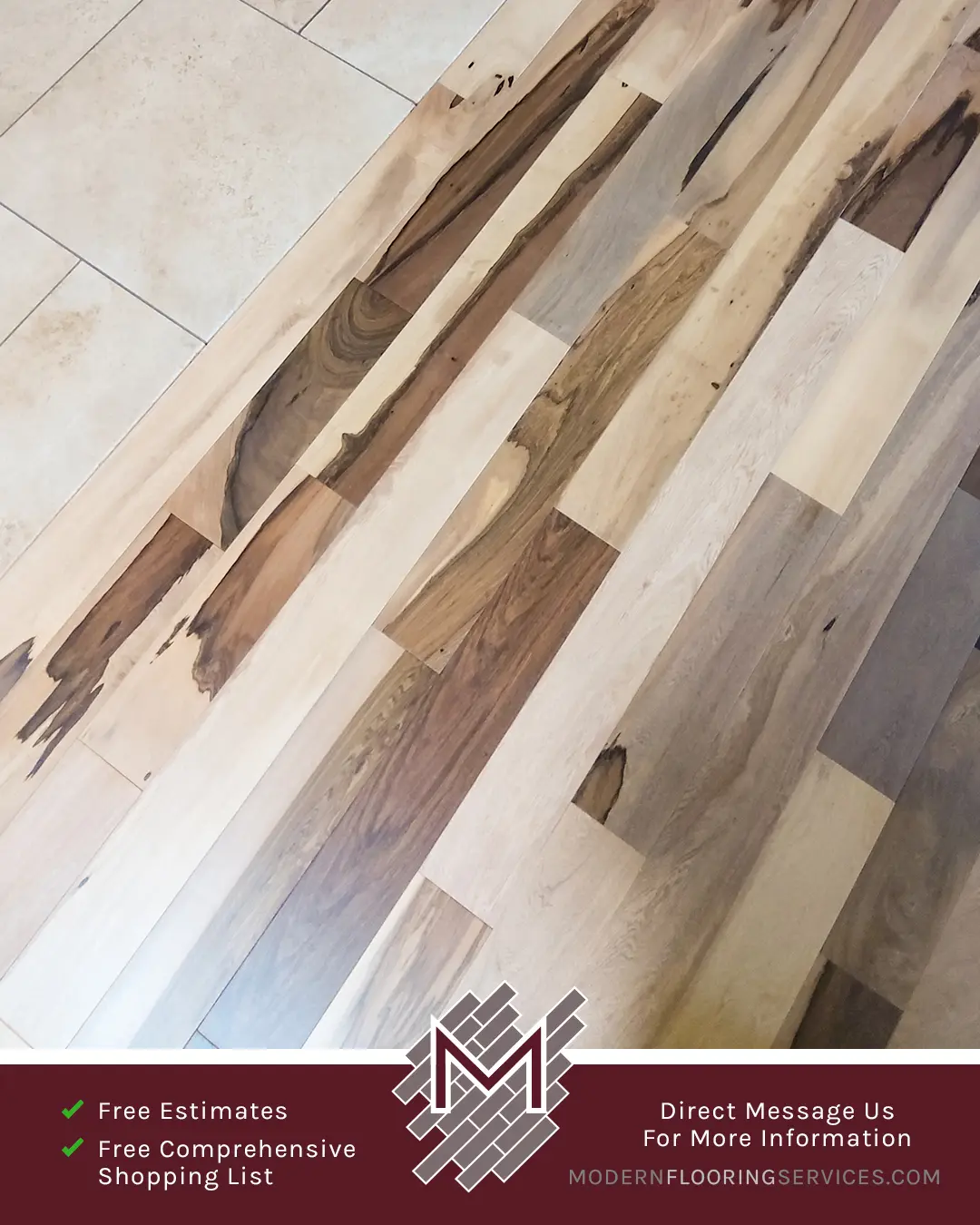 Brazilian Pecan Solid Hardwood Flooring Installation By Modern Flooring Services.