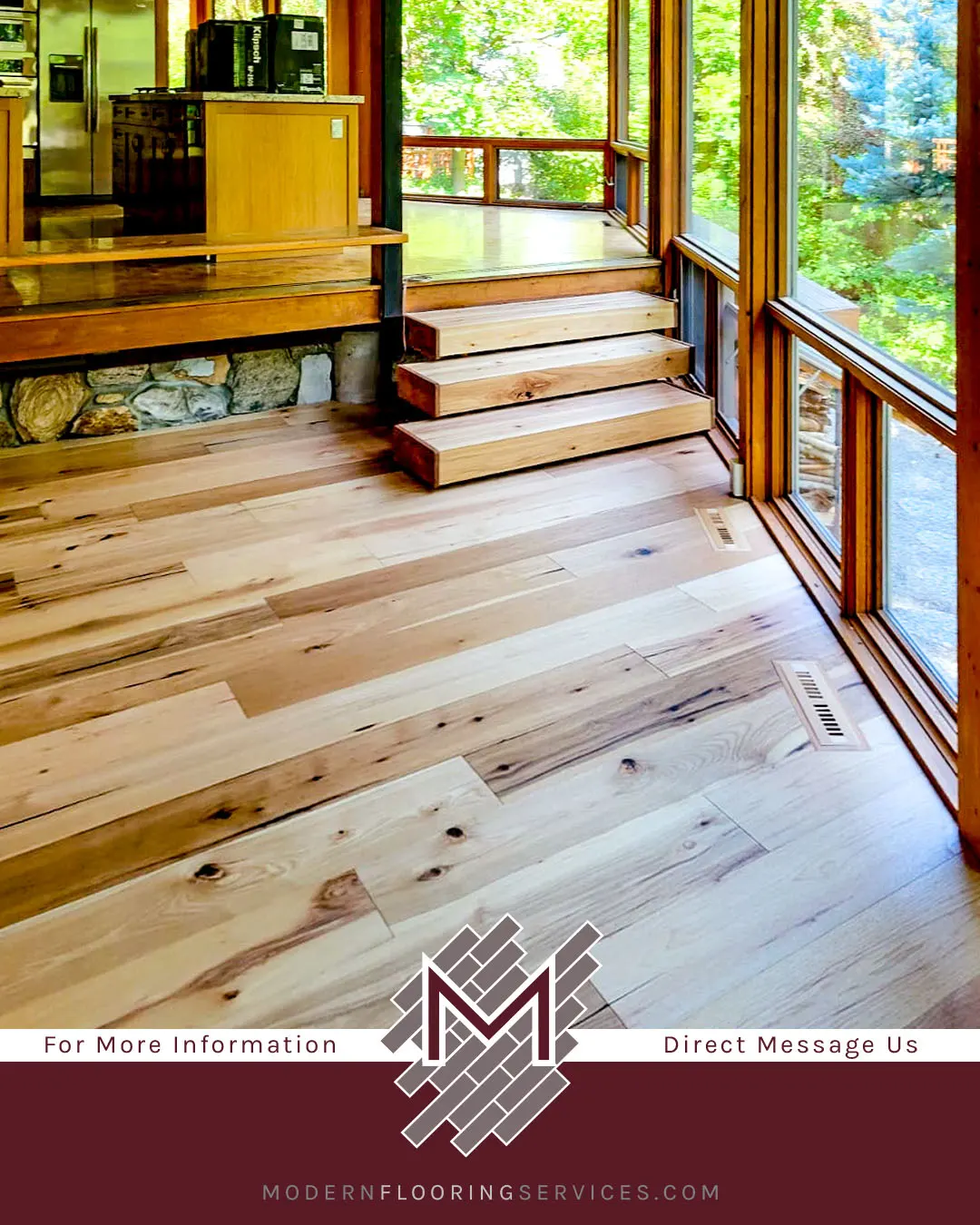Engineered Hickory Flooring Installation